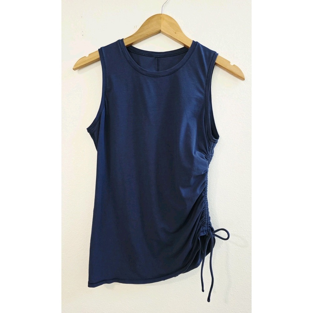 Lululemon Cinch It Tank Women's Size 4 Pima Cotton Mineral Blue